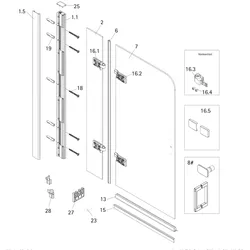 HSK Ersatzteile Dichtungssatz, Set, E160135-99 E160135-99