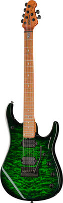 Music Man Petrucci JP15 Green Tiger QT Green Tiger Eye Quilt