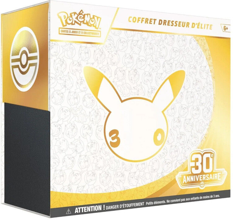 Pokémon Anniversaire 30 ans : Coffret ETB Dresseur d'élite