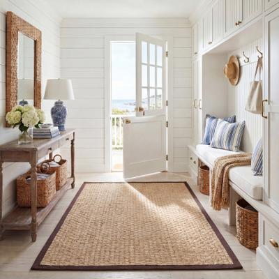 SAFAVIEH Natural Fiber Marina Basketweave Seagrass Rug