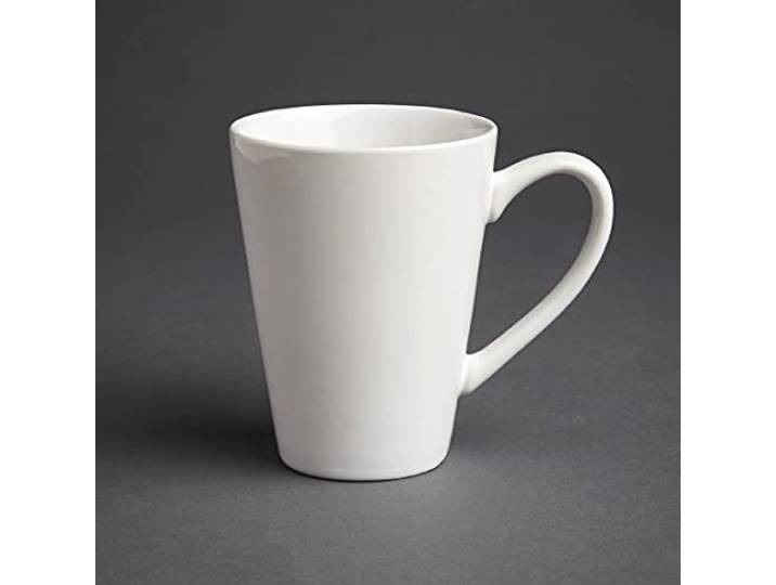 Olympia GL487 Café Latte Cup, 340 ml, 12 oz, Weiß (12 Stück)