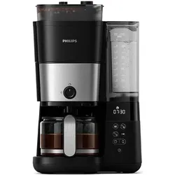 Philips HD7888/01, Filterkaffeemaschine, Silber, Schwarz