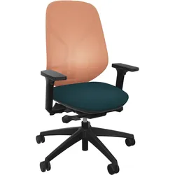 Sedus se:kit PRO Bürostuhl mit Netzrücken - Melone (M5C) / ECO KNIT rot (U2811)
