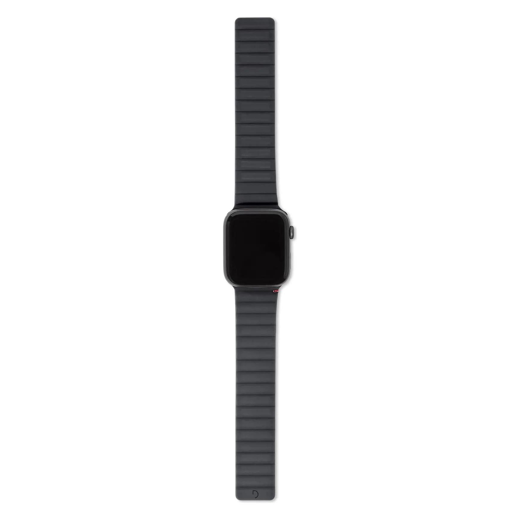Cyberport magnetisches Silikonarmband LITE Schwarz 38-40mm (Flüssigsilikon, Silicone, Silikon, Silikonkautschuk) (D22AWS40TSL3SCL)
