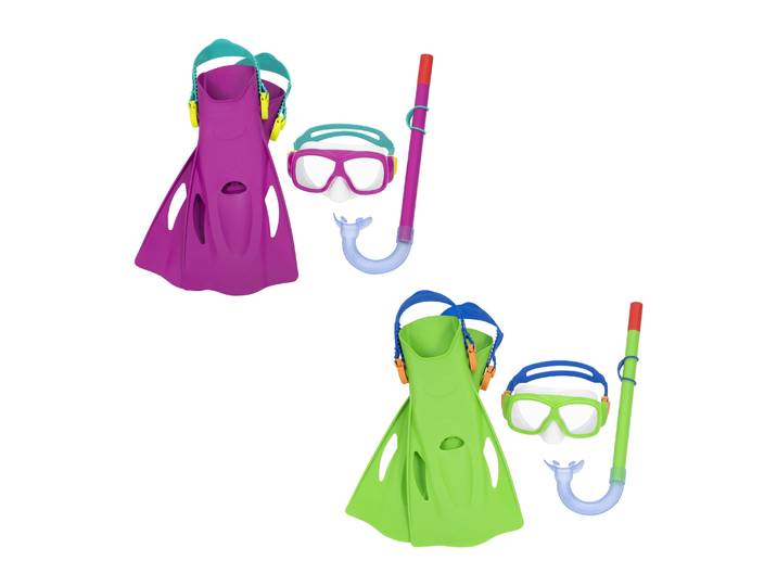 Schnorchel Set mit Flossen Explora Essential Grösse 37 - 41