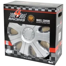 Carpoint, Radkappen, Wieldoppen Racing 14 Inch Abs Zilver Set Van 4 (4 Stk., 14")