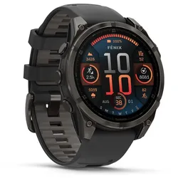 Garmin Fenix 8 Multisportuhr, 47mm, Amoled, Sapphire, black/grey