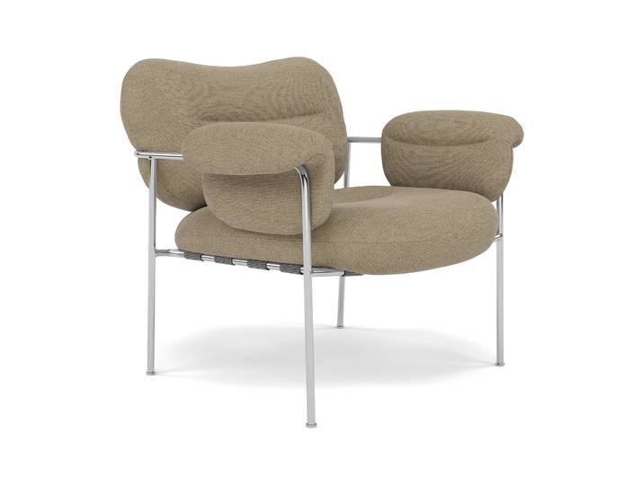 Fogia Bollo Sessel Ecriture 0240-polished stainless steel