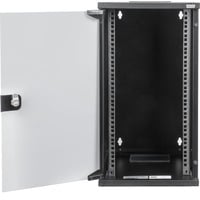Wandgehäuse 254 mm (10") - 312x300 mm (BxT), IT-Schrank schwarz