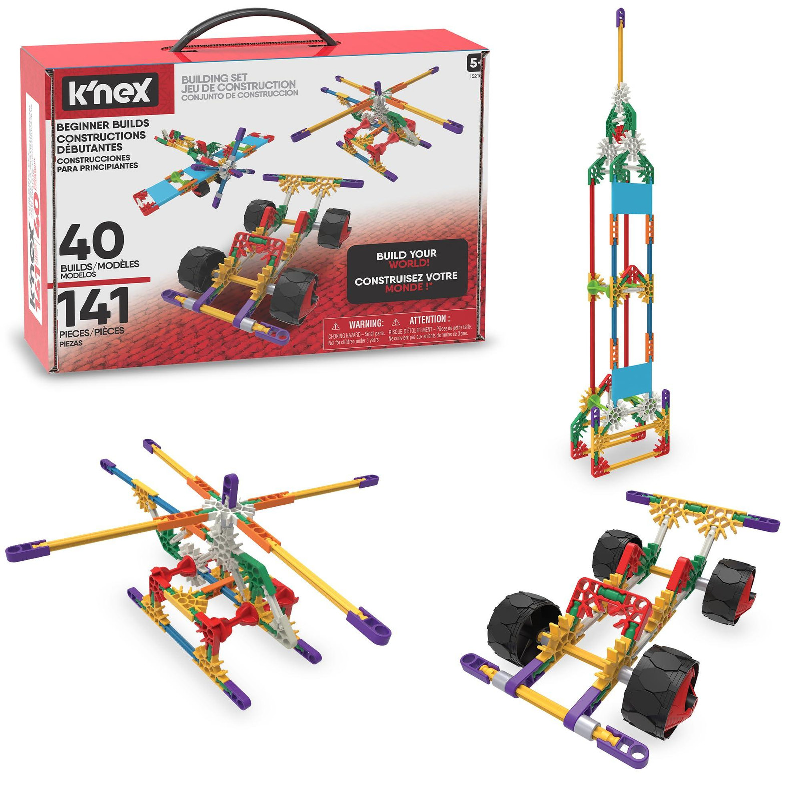 K'NEX bouwpakket met 40 modellen voor creatief speelgoed