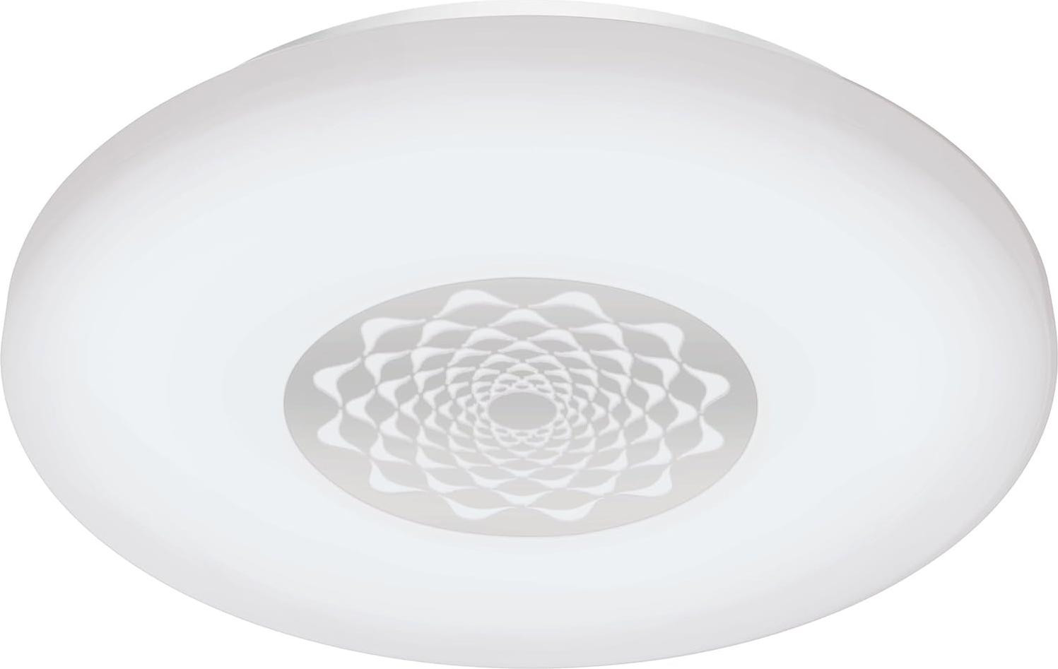 Eglo CAPASSO-C LED plafondlamp, chroom en wit, 2100 lm, 6500 K
