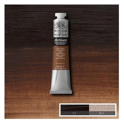 Winsor & Newton Artisan water mix oil 200ml burnt umber 076 (200 ml) (1537076)