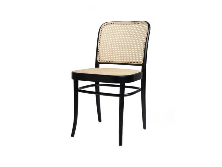 TON Ton no.811 Stuhl Rattan Schwarzbets B123-New Rattan