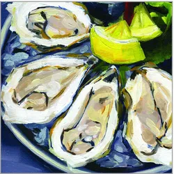 Servietten ON THE HALFSHELL (LB 25x25 cm) - LB 25x25 cm
