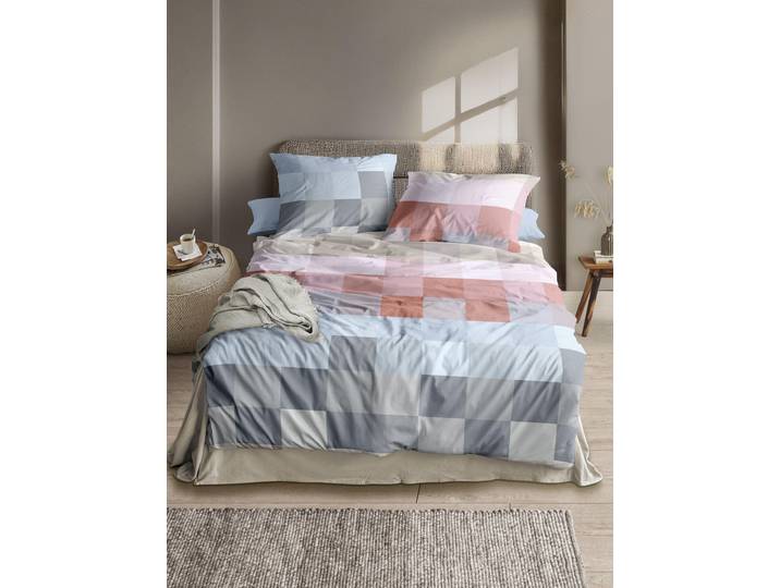 Bettwäsche IRISETTE Wave 8695 , rot, B/L: 135cm x 200cm, 1 Stk., 1 Stk., Mako-Satin, B/L: 80cm x 80cm, 2, Mako-Satin, Obermaterial: 100% Baumwolle, Bettwäsche, Bettwäsche, anschmiegsam und atmungsaktiv, Ganzjahresqualität
