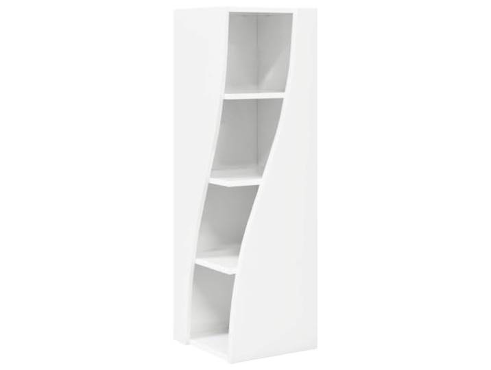 KLGBNCVE Eckschrank 32x32x102cm Holzwerkstoff Platzsparendes Eckdesign, mattes Finish, schlichte Linien, viel Stauraum, Wandbefestigung