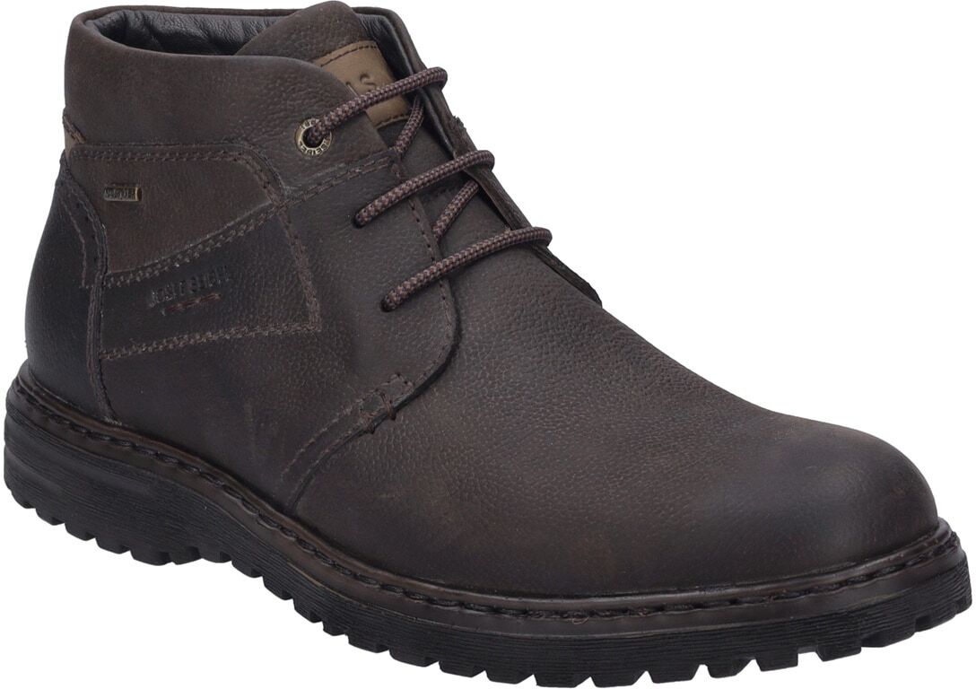 Schnürstiefel JOSEF SEIBEL "Erroll 52", Herren, Gr. 46, braun, Obermaterial: 100% Synthetik synthetic., Schuhe Schnürstiefel