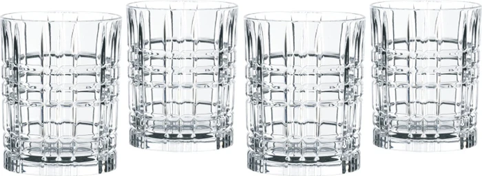 Nachtmann SQUARE Whiskygläser Set 4 Stück, 4 Stück
