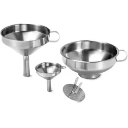 Tchibo - Edelstahltrichter-Set - silber