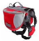 PetsAreLife Outdoor Dog Backpack Red Small