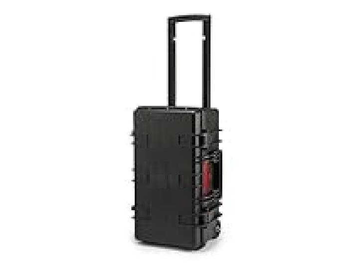 Amazon Basics Grande Étui de Protection Rigide pour Caméra, Drones, Objectifs et Accessoires, Mousse de Rembourrage Personnalisable, Étanche, Antichoc, 55,6 x 34,8 x 24,9 cm, Noir, Uni