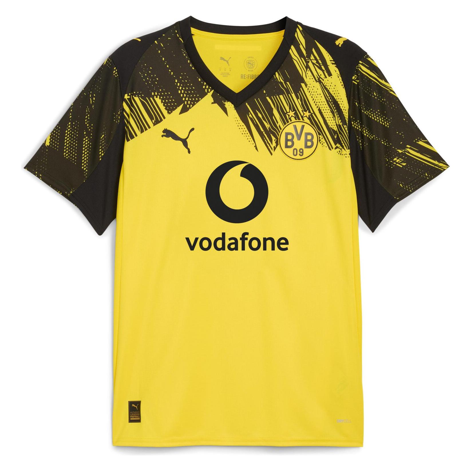 Puma BVB Home Jersey Replica with Sponsor (XS) (946437)