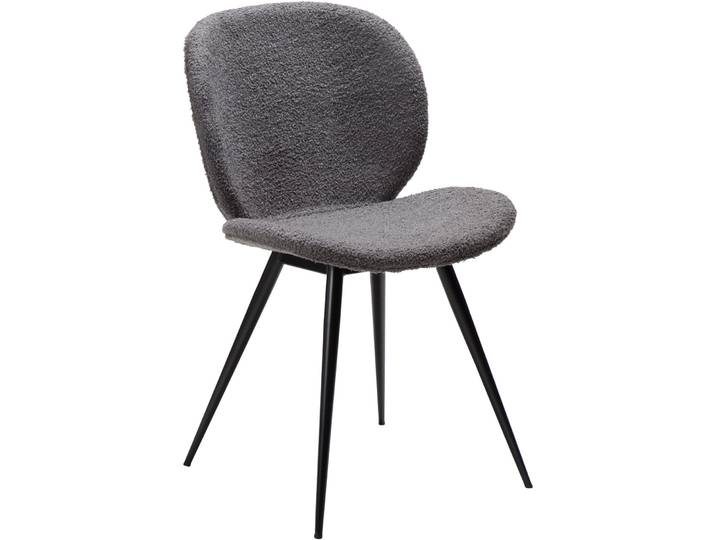 DAN-FORM Stuhl 2er-Set Cloud grau/schwarz Stoff