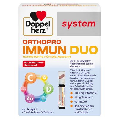 Queisser Pharma GmbH & Co. KG DOPPELHERZ Orthopro Immun Duo system Trinkampullen 7 St 16852432