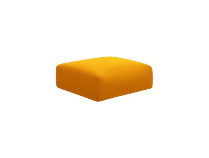 Design Sitzpouf Clau Samt Senfgelb chosen by Bloomingloft
