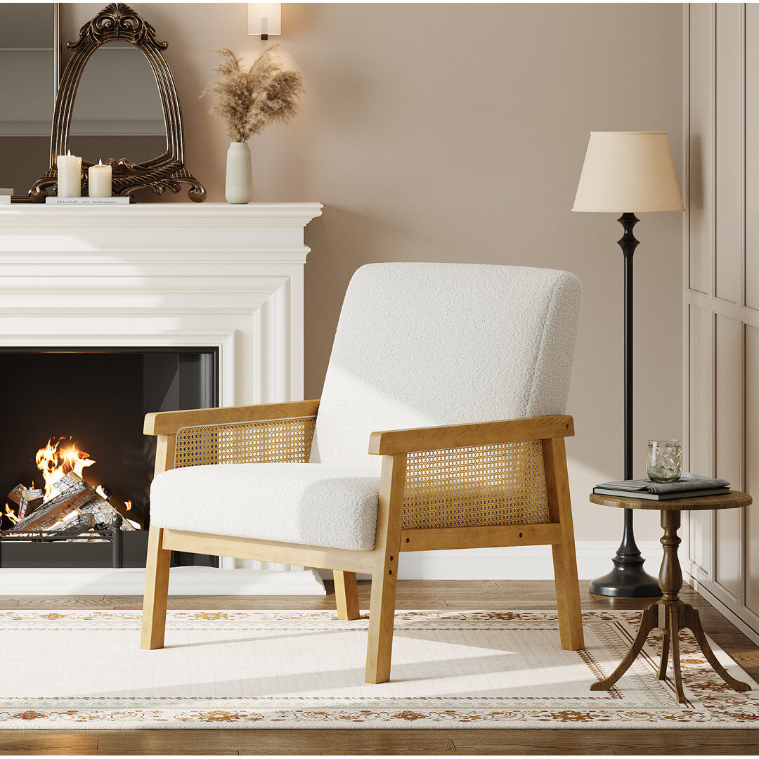 George Oliver Upholstered Accent Chair 81.28cm H X 63.5cm W X 68.83cm D