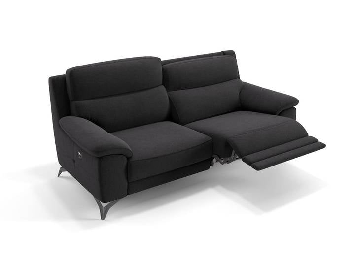 Stoff Sofagarnitur LANTELLA 3-Sitzer Couchgarnitur