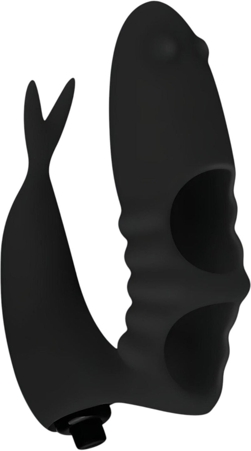 Easytoys Finger - 2-in-1 Finger Vibrator (Black)