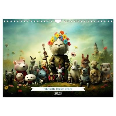 Fabelhafte fremde Welten (Wandkalender 2026 DIN A4 quer), CALVENDO Monatskalender