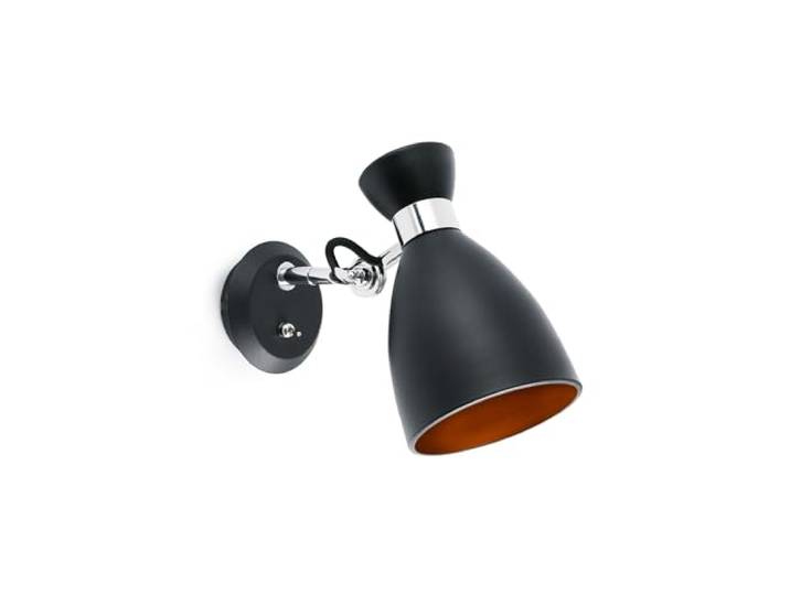 Faro Barcelona 20049 - RETRO Wandleuchte schwarz und kupfer