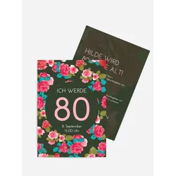 Einladungen zum Geburtstag  selbst gestalten mit Spruch und Fotos im Onlinedesigner bei Meine-Kartenmanufaktur.de
