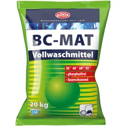 BC-Mat Vollwaschmittel phosphatfrei – 20 kg Sack