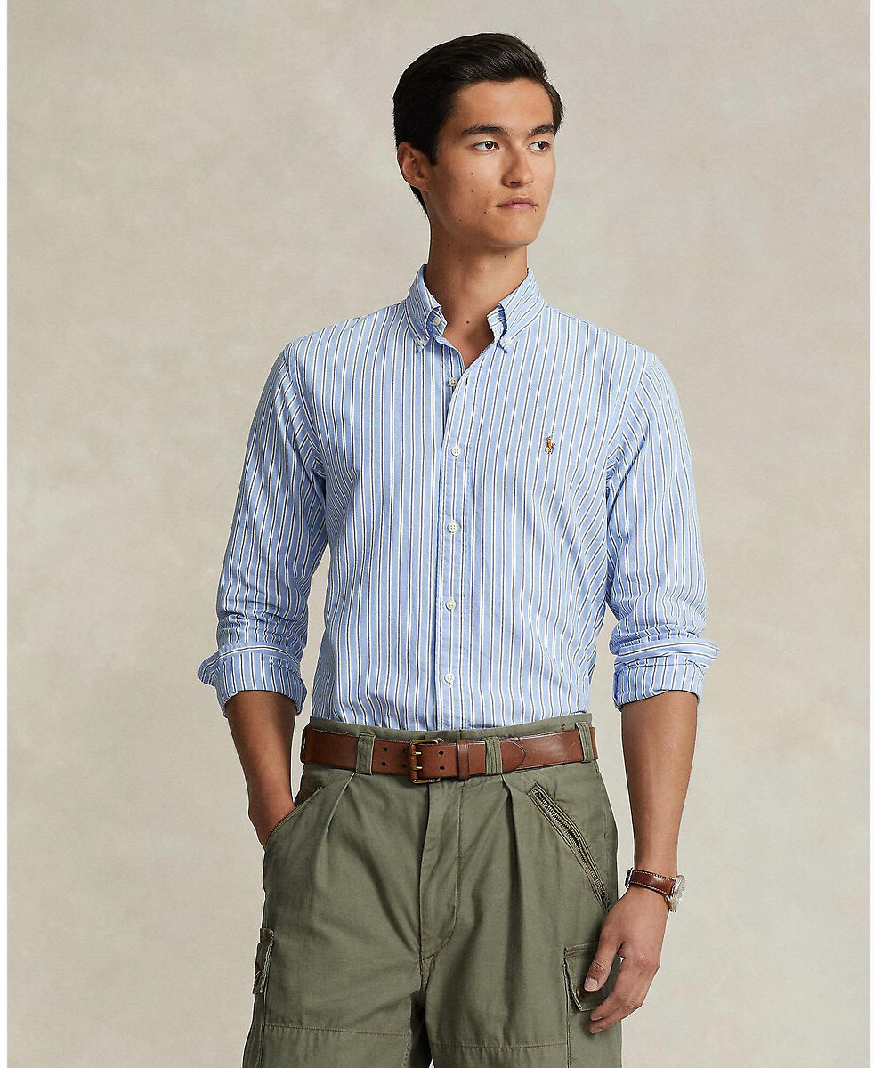 POLO RALPH LAUREN Chemise Oxford à rayures Custom Fit