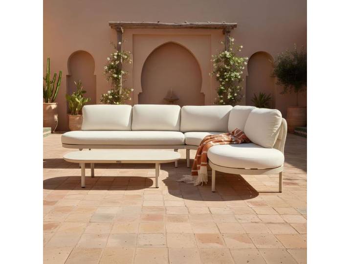 Hartman Bilboa Ecklounge inkl. Loungetisch Aluminium/Rope/Polyester