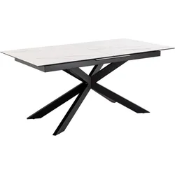 Actona »Irwine« Esstisch Keramik Akranes weiß 168/210x76x90 cm