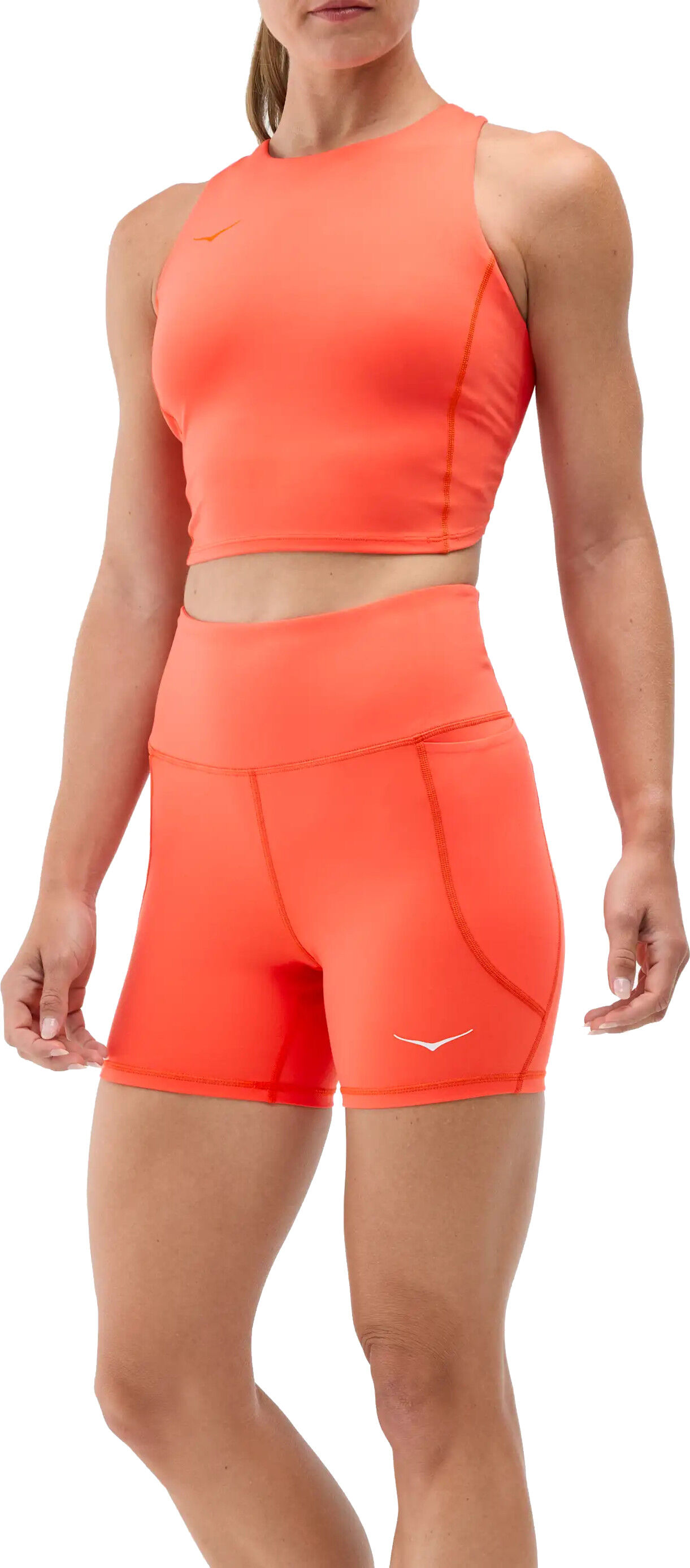 Hoka Women's Elaro 5" Bike Short Bell Pepper M