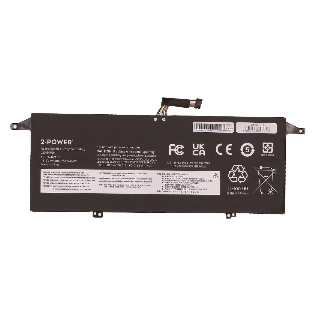 2-Power Main Battery Pack 15.2V 2900mAh (2900 mAh) (CBP3898A)