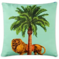 Excelsa Kissen Le Cirque du Marrakech Baumwolle 45x45 cm grün