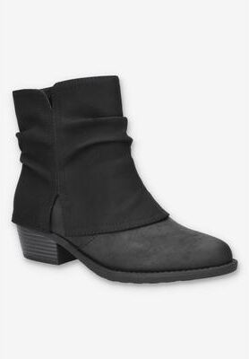 Women's Kudos Bootie by Easy Street in Black (Size 11 M)