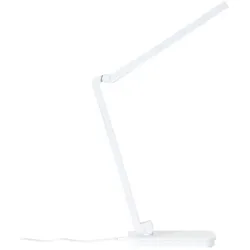 BRILLIANT Lampe Tori LED Tischleuchte weiß   1x 5W LED integriert SMD, 320lm, 5000K   Mit Touchdimmer stufenlos dimmbar   An zwei Gelenken in Höhe und Neigung einstellbar