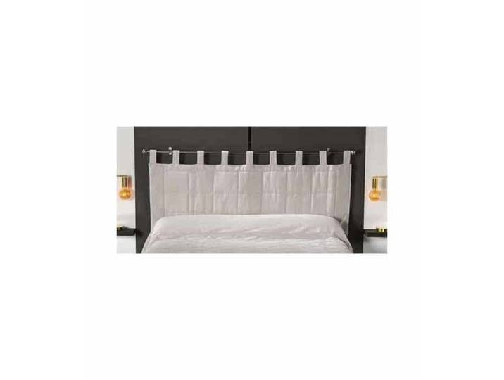 Tête de lit matelassée à brides écru - Taille: 70x160cm - Coloris: Ecru