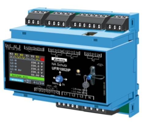 Ziehl Spannungsrelais N/A Box UFR1002IP integrierter Webserver