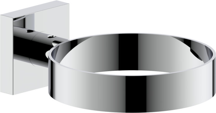 Bravat Quaruna Haartrocknerhalter 755010 chrom, zum Kleben/Schrauben