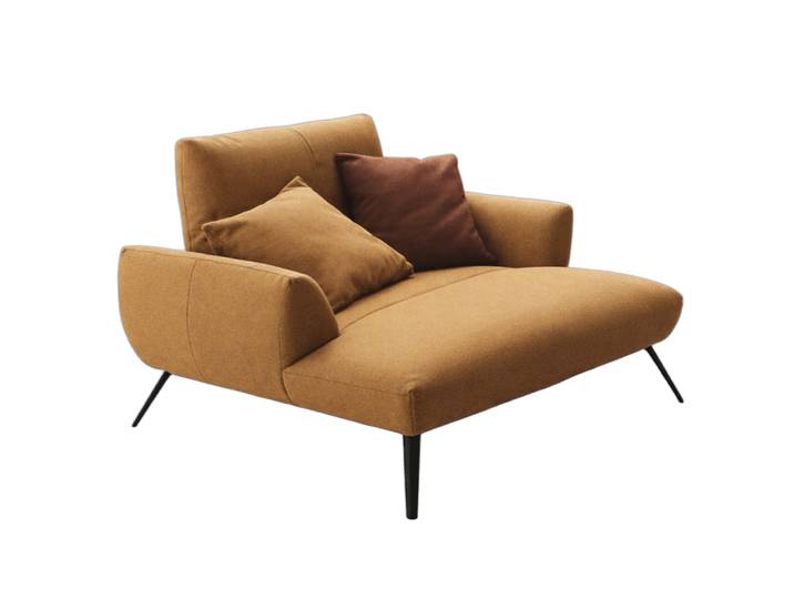 Recamiere Loveseat Dover XC Gelb