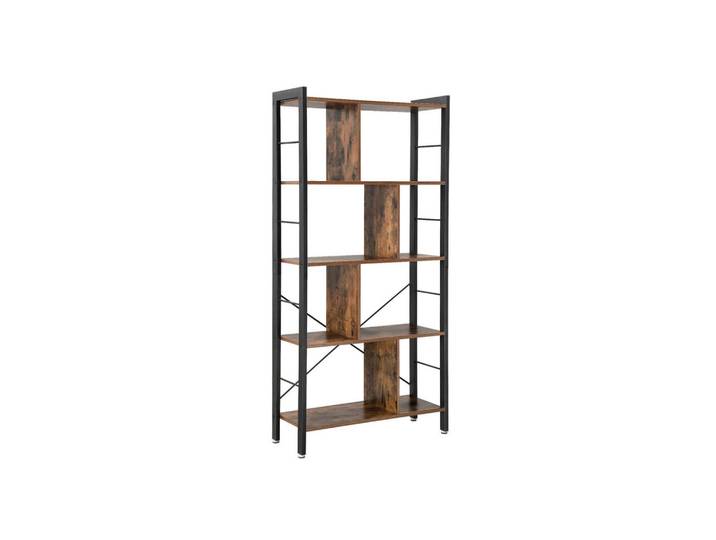 Hansiro Bücherregal, Braun, 30x155x74 cm, Wohnzimmer, Regale, Bücherregale