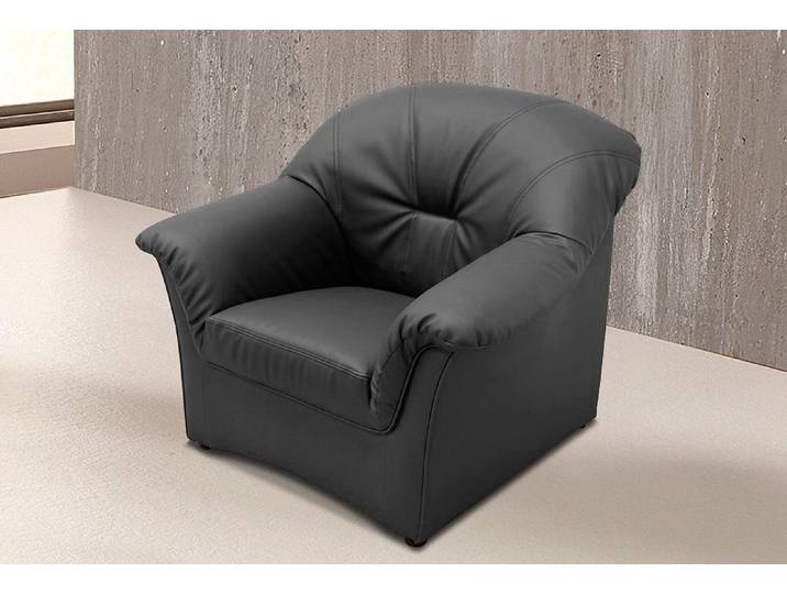 Sessel DOMO COLLECTION Papenburg zeitlose Rückensteppung, elegante Armlehne , schwarz, B:99cm H:84cm T:82cm, Struktur ( 90% Polyester, 10% Polyacryl);Microfaser PRIMABELLE (100% Polyester);Kunstleder SOFTLUX;Luxus-Microfaser (100% Polyester), Sessel, Sessel, in großer Farbvielfalt